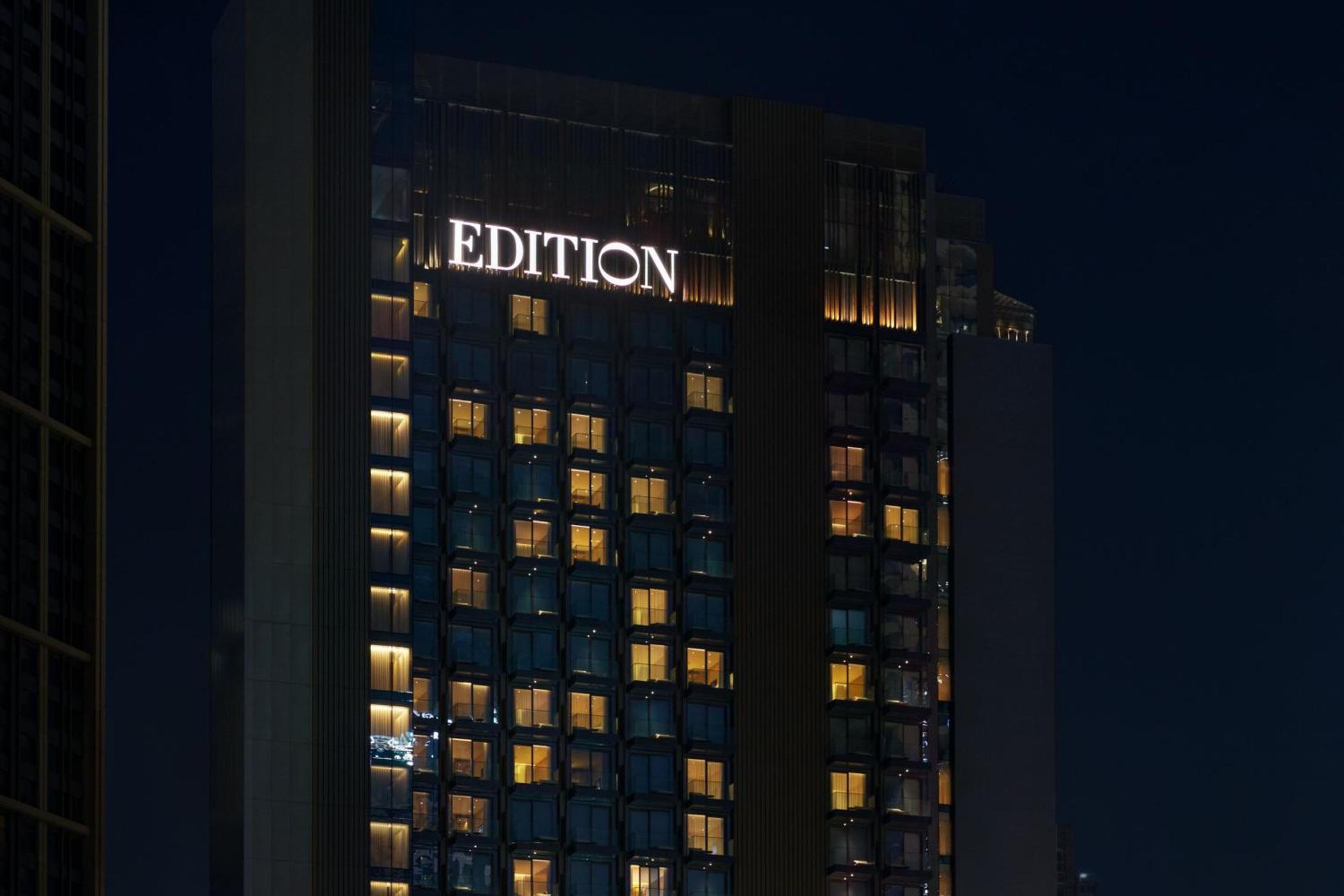 The Dubai Edition المظهر الخارجي الصورة Edition at night